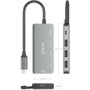 Aisens Hub USB-C A109-0945 Gris